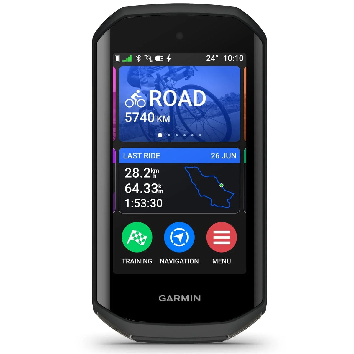 Garmin Edge 1050 Premium Cycling Computer, Vivid Color Touchscreen Display, Built-in Speaker, Advanced Training with Power Bank Bundle - Rugged Miles