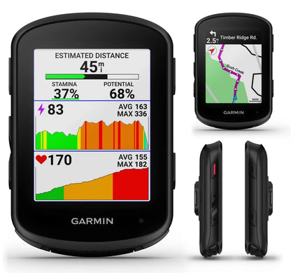 Garmin Edge 840 Solar GPS Cycling Computer, Touchscreen, Button Controls, Advanced Navigation with E-Bank Bundle - Rugged Miles