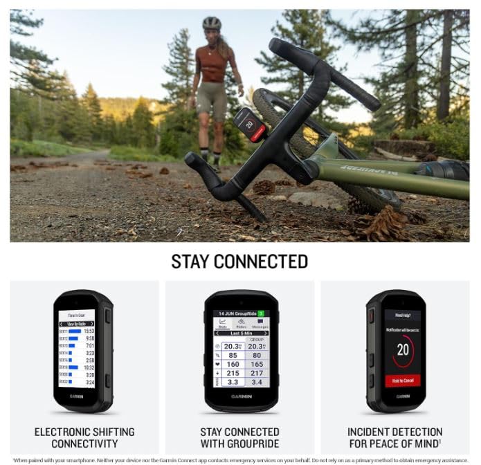Garmin Edge 850 Compact GPS Cycling Computer, 2.7" Color Touchscreen Display, Bike-Specific Mapping, Advanced Training & Performance Insights + Blue Silicone Case w/ Wearable4U PowerBank Bundle - Rugged Miles