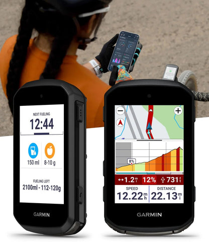 Garmin Edge 850 Compact GPS Cycling Computer, 2.7" Color Touchscreen Display, Bike-Specific Mapping, Advanced Training & Performance Insights + Blue Silicone Case w/ Wearable4U PowerBank Bundle - Rugged Miles